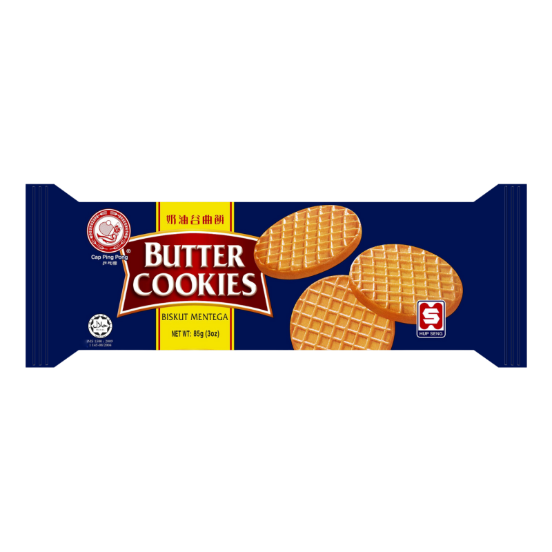 Hup Seng Butter Cookies 85g Ja Lan Tiong